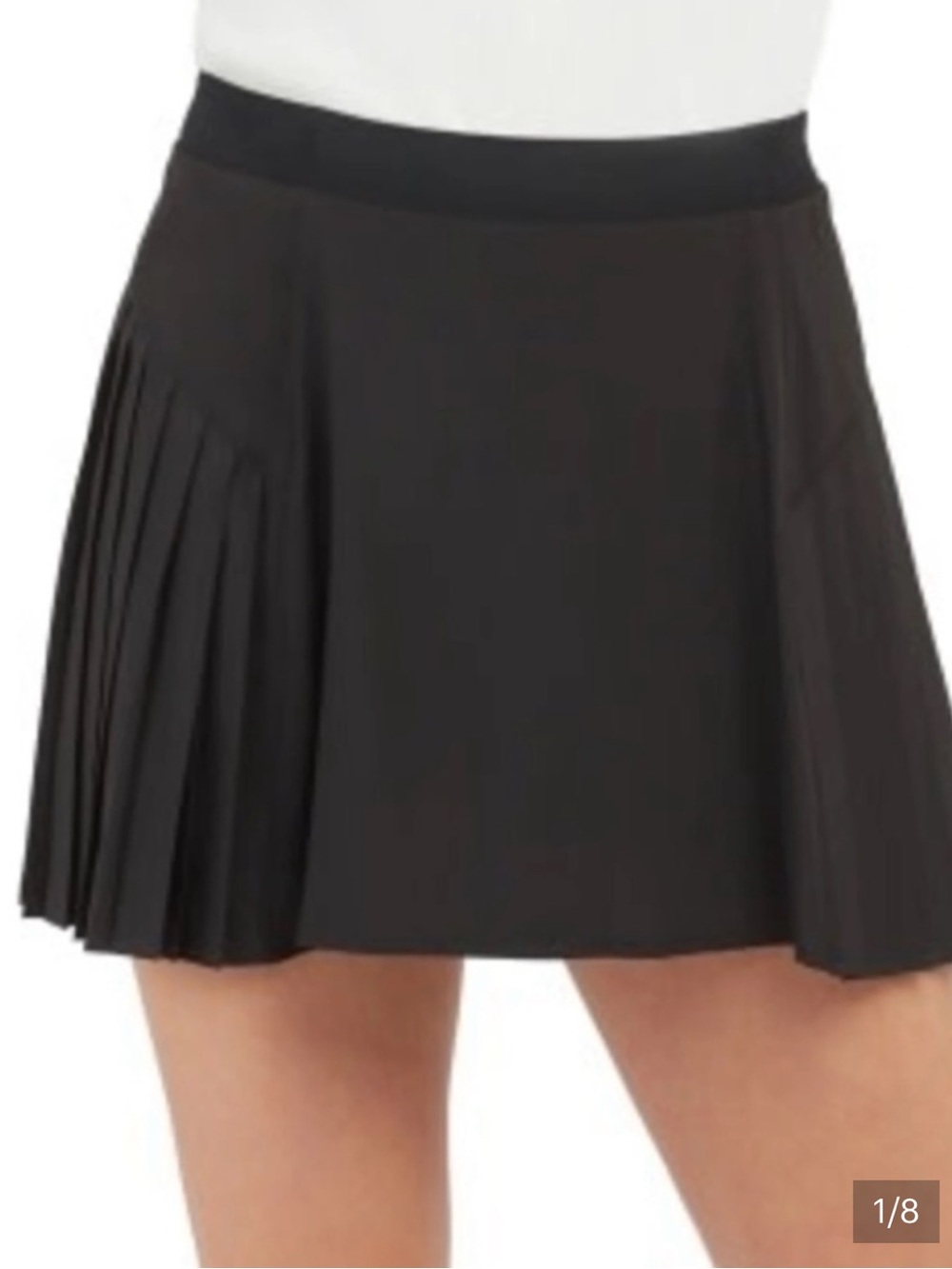 SPANX Get Moving Pleated Skort Black Size Small